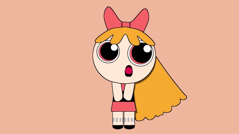 pinky power puff girl  preview image 1